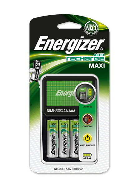 Energizer Batteriladdare Maxi + 4st AA-Batterier