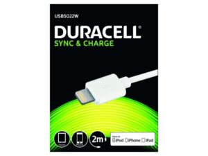 Duracell 5022 USB till Lightning Kabel, 2 meter