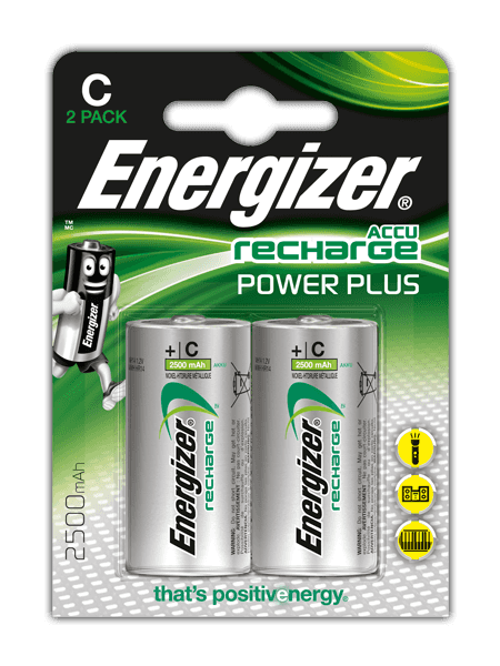 Energizer Recharge Power Plus C 2-Pack