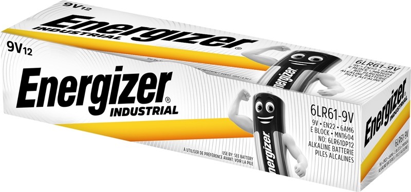 Energizer Industrial 9V 12-Pack