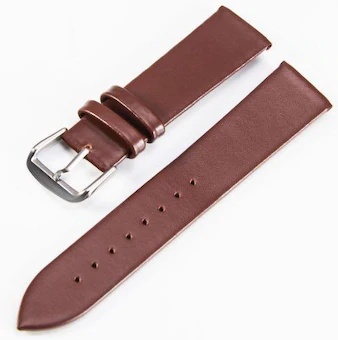 Klockarmband brunt 20mm