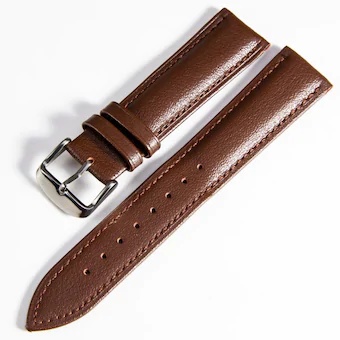 Klockarmband brunt 20mm