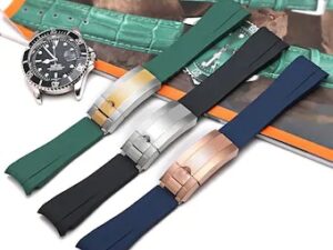 Metall Spänne passar till Rolex Submariner, GMT och Omega seamaster färg stål