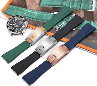 Metall Spänne passar till Rolex Submariner, GMT och Omega seamaster färg stål