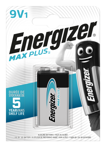 Energizer Max Plus 9V 1-Pack
