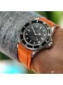 Rubber strap Passar till Rolex Submariner, GMT och Omega seamaster färg Orange